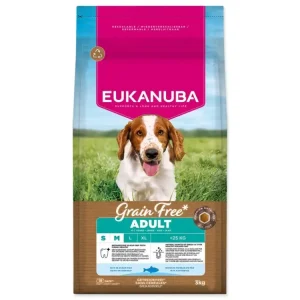 Must-Have Eukanuba Dog GF Adult Small&Medium rich in Oc.Fish 3kg