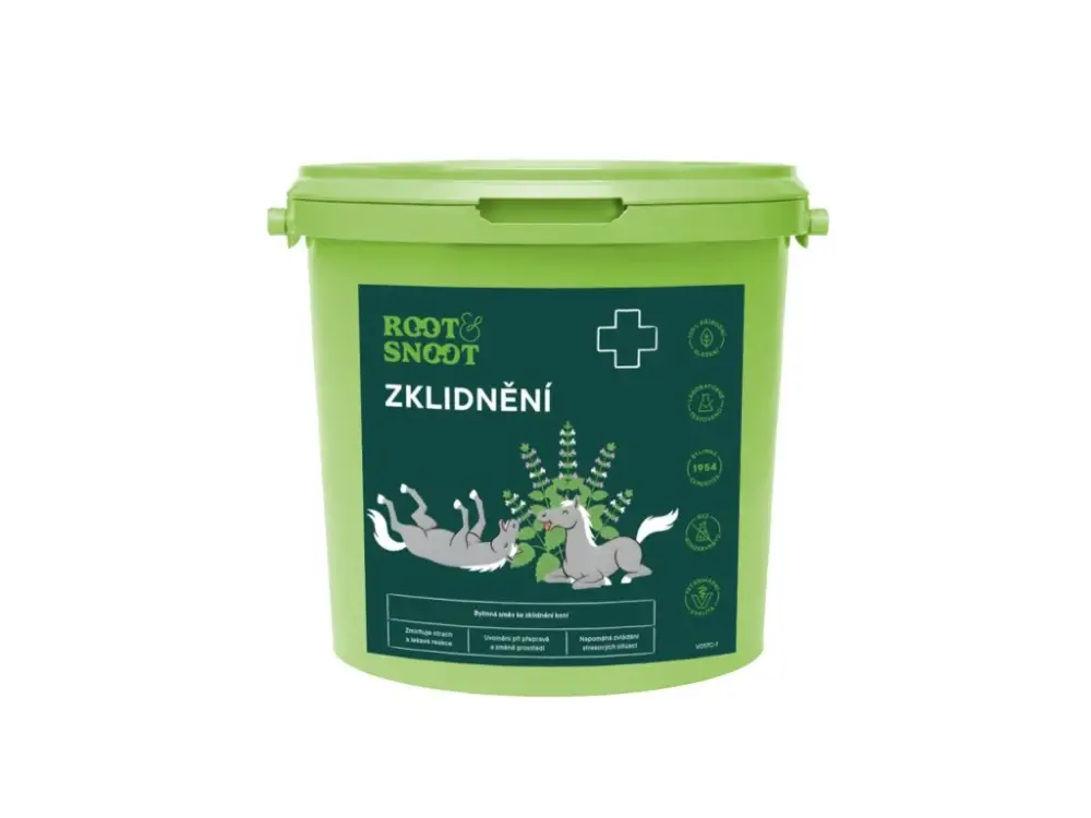 Root&Snoot Zklidnění pro koně sypaná směs 1kg Bezpečná Platba