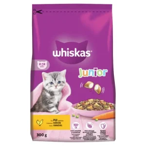 Víkendová Akce Whiskas Dry Junior s kuřecím masem 300g