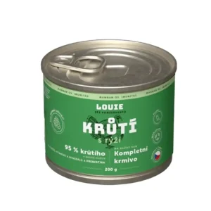 Louie Dog konz. Krůtí s rýží a prebiotiky 200g Značkový