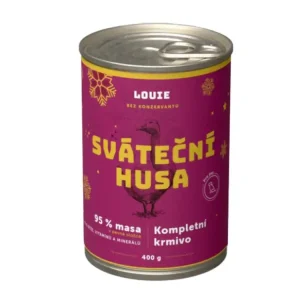 Louie Dog konz. Sváteční husa 400g Výhodná Nabídka