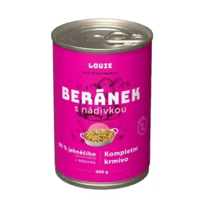 Cenová Bomba Louie Dog konz. Beránek s nádivkou 400g