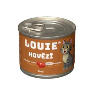 Nízká Cena Louie Cat konz. Hovězí s prebiotiky 200g