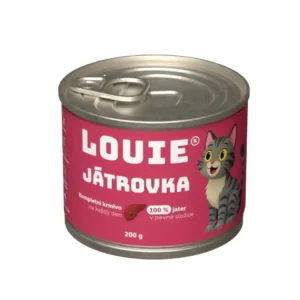 Cenově Výhodný Louie Cat konz. Játrovka s prebiotiky 200g