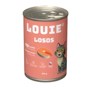 Louie Cat konz. Losos s prebiotiky 400g Značkový