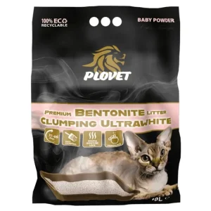 Cenový Hit Podestýlka Plovet Premium Wh.Bentonite Baby Powder 10l