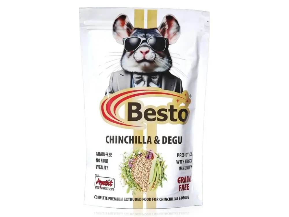 Omezená Nabídka Apetit krmivo Besto Chinchilla&Degu 454g