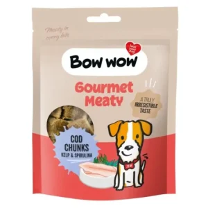 Značkový Bow wow poch. Masíčka s treskou,kelpou a spirul. 60g