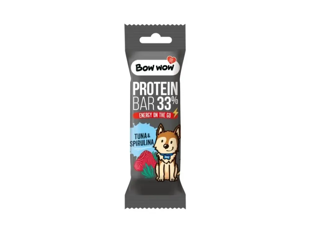 Bow wow poch. Proteinová tyčinka Tuňák&Spirulina 32g Rychlé Dodání