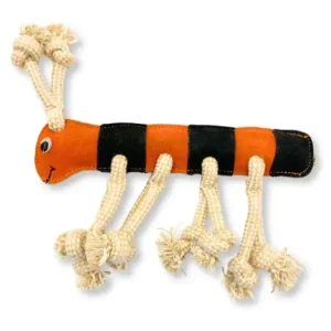 Must-Have PafDog Stonožka Jarmila z kůže a juty 26cm