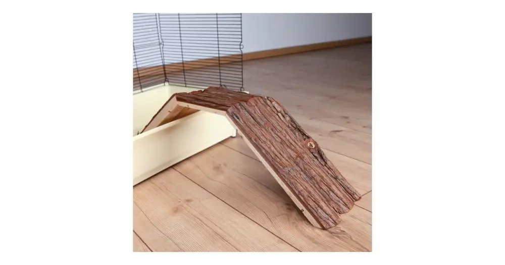 Pouze Dnes Dřevěný most pro králíky a morčata do klecí63x18x15 cm