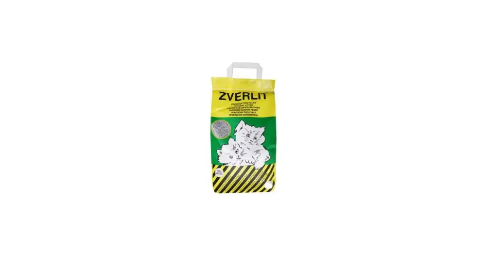 Časově Omezené ZVERLIT zelený hrubá Podestýlka kočka 6kg