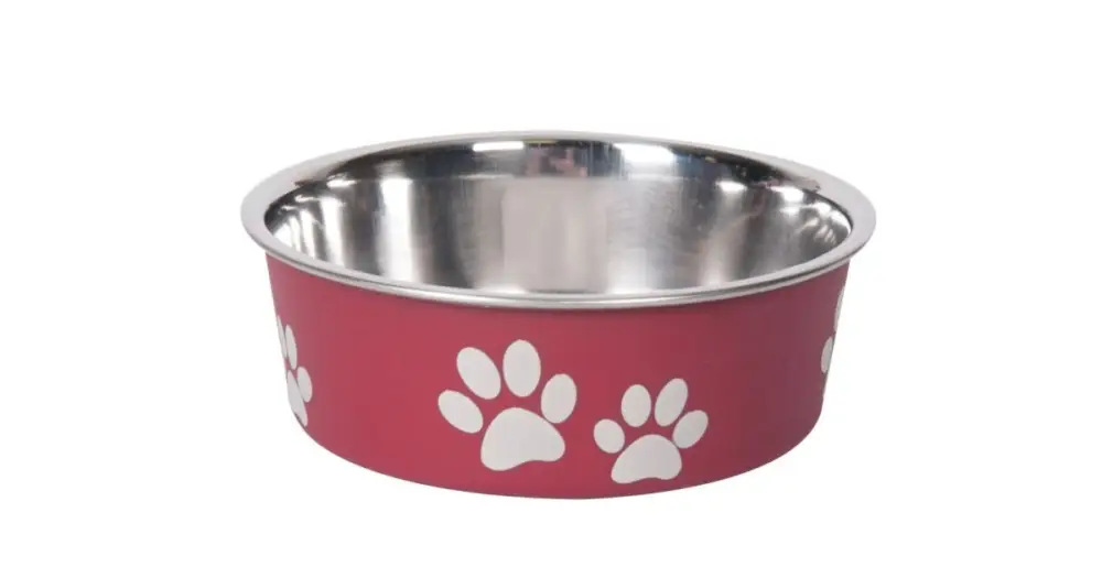 Karlie-Flamingo Miska nerezová s plastovým opláštěním červená 12cm 300ml VÝPRODEJ Cenový Hit
