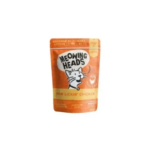 Kup Teď MEOWING HEADS Paw Lickin’ Chicken kapsička 100g
