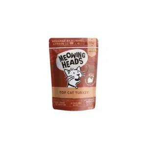 MEOWING HEADS Top Cat Turkey kapsička 100g Novinka
