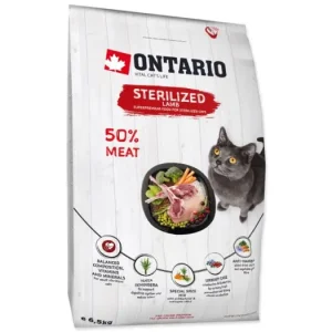 ONTARIO Cat Sterilised Lamb 6,5kg Nakupujte Hned