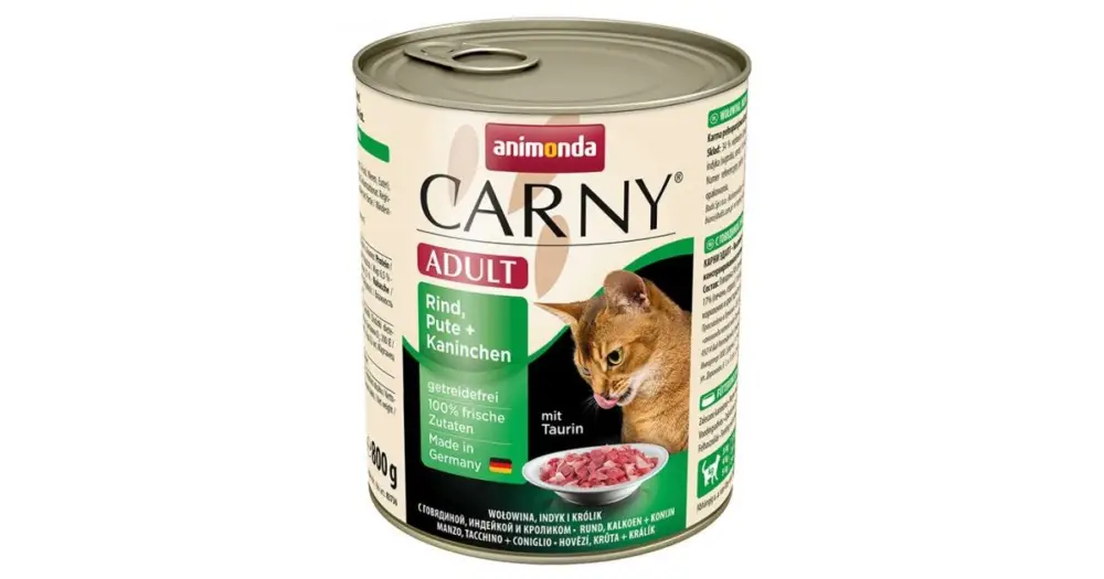Finální Výprodej ANIMONDA konzerva CARNY Adult - hovězí, krůta, králík 800g