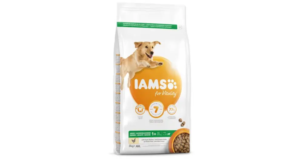 Dokud Zásoby Vydrží IAMS Dog Adult Large Chicken