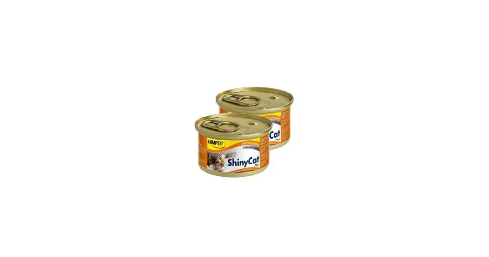 Vrácení Zdarma Gimpet kočka konz. Shiny Cat kuře+papája 2x70g