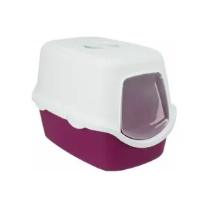 WC VICO kryté s dvířky, bez filtru 56 x 40 x 40 cm, vínová/bílá Výprodej