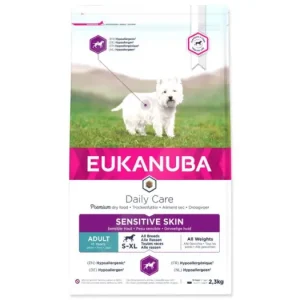 Aktuální EUKANUBA Daily Care Sensitive Skin 2,3kg