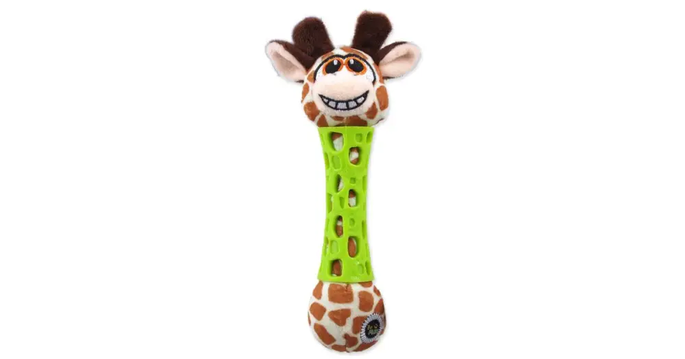Cenová Bomba BeFUN TPR+plyš žirafa puppy 17 cm 1ks