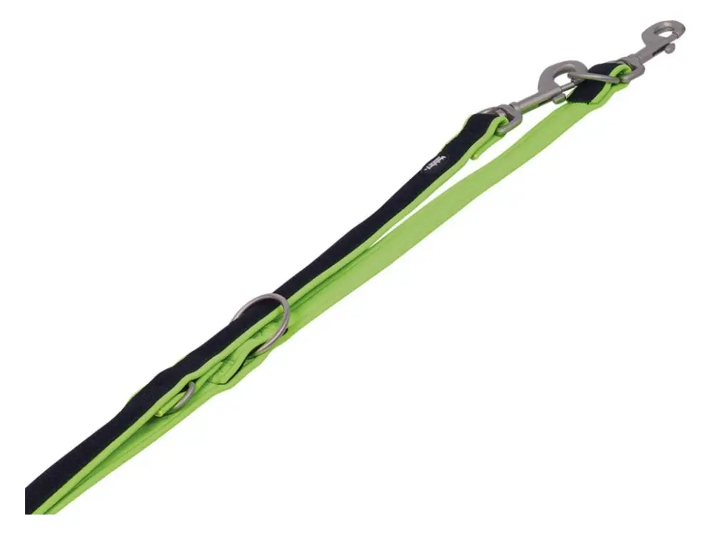 Nobby MESH PRENO vodítko neoprén zelená neon XS/S 200cm Vrácení Zdarma