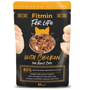 Fitmin For Life Kuřecí kapsička pro kočky 85g Zlevněný