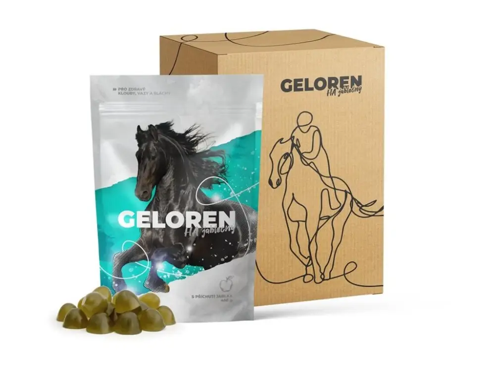 Akce Geloren HA kloubní výživa pro koně jablečný 1350g (3×450g)