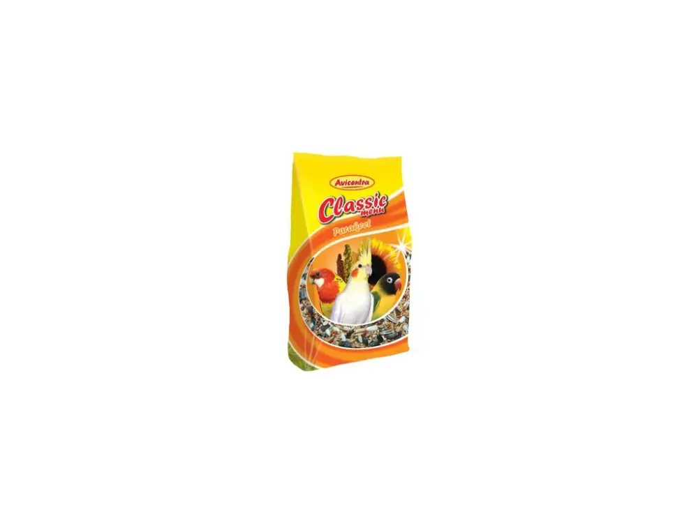 Dokud Zásoby Vydrží Avicentra Classic Menu krmivo malý papoušek 500g