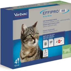 Effipro DUO Cat (1-6kg) 50/60 mg 4x0,5ml Akce