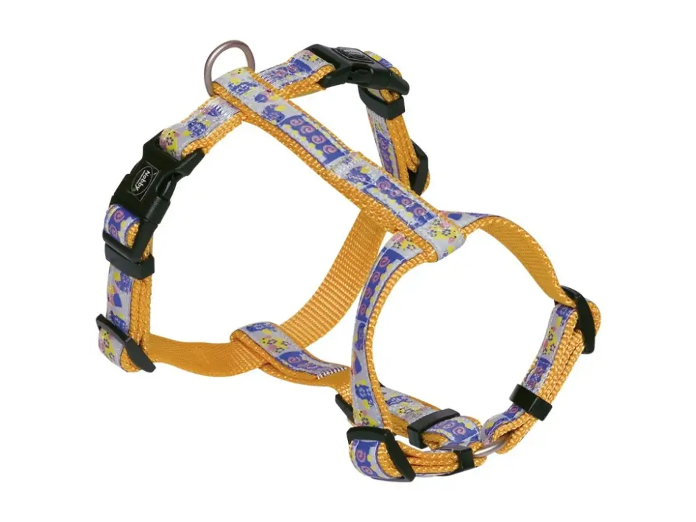 Vrácení Zdarma Nobby STYLE postroj pro psa oranžový nylon S-M 40-65cm