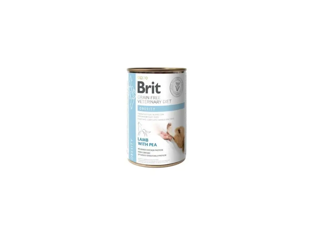 Výprodej Brit Veterinary Diet Dog GF konz. Obesity 400g