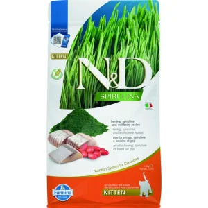 N&D SPIRULINA CAT Kitten Herring & Wolfberry 1,5kg Hit Sezóny