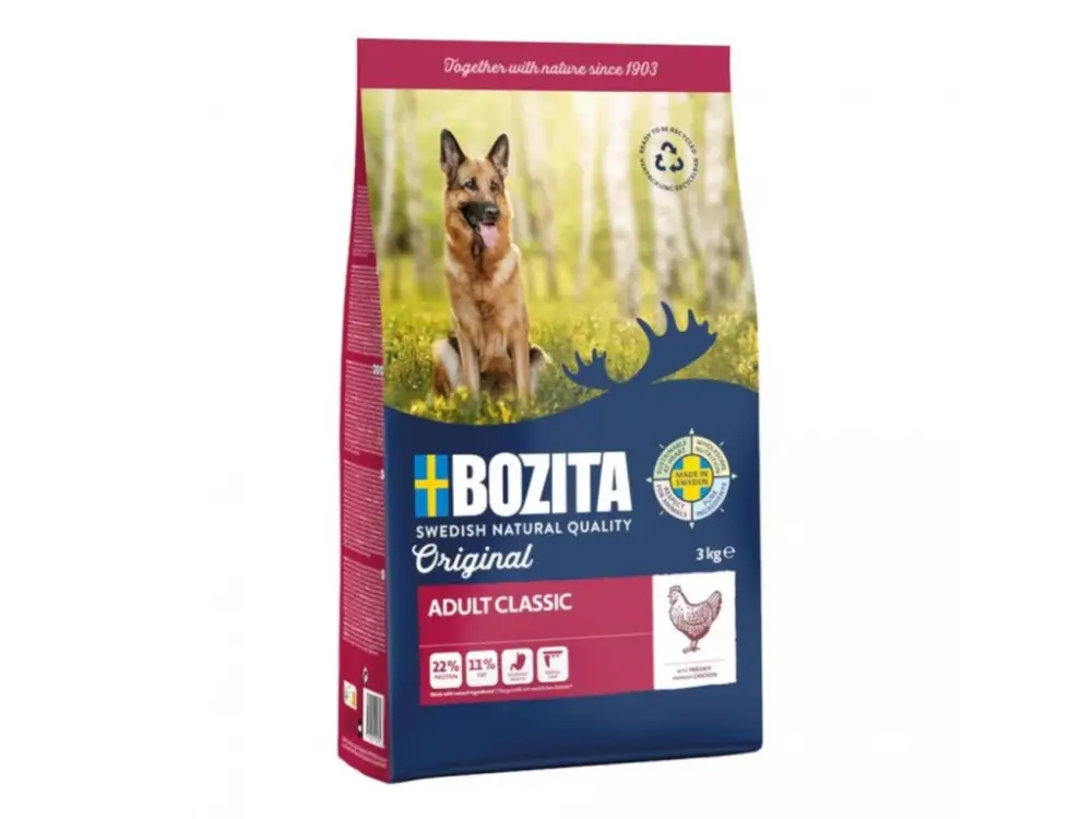 Bozita Dog Adult Classic 3 kg Sezónní Sleva