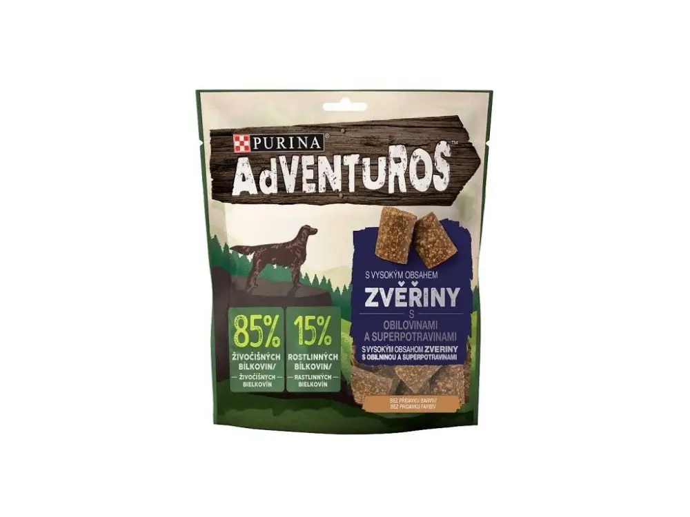Nejprodávanější Purina Adventuros se zvěřinou a brusinkami 90g