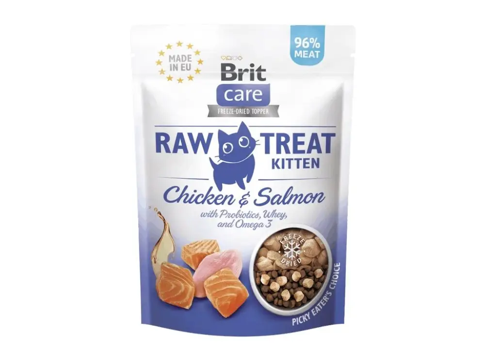 Rychlé Dodání Brit Raw Treat Cat Kitten 40g