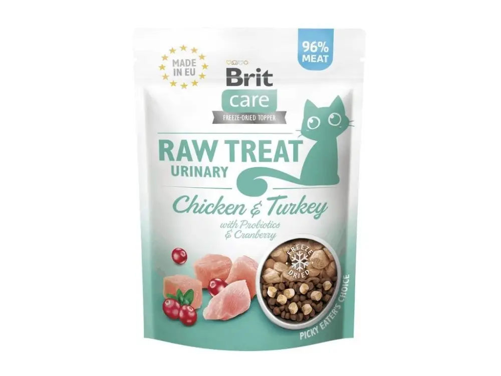 Cenová Bomba Brit Raw Treat Cat Urinary 40g