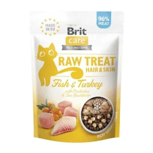 Originální Brit Raw Treat Cat Hair&Skin 40g