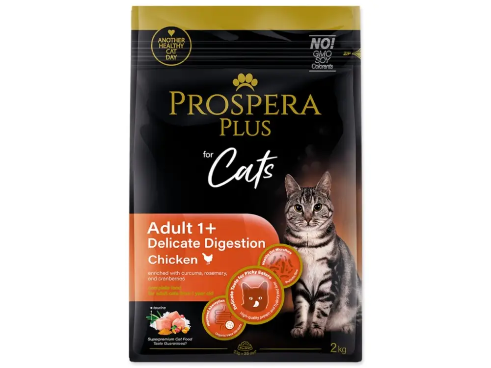 Prospera Plus Adult 1+ Chicken Delicate Digestion 2kg Zlevněný