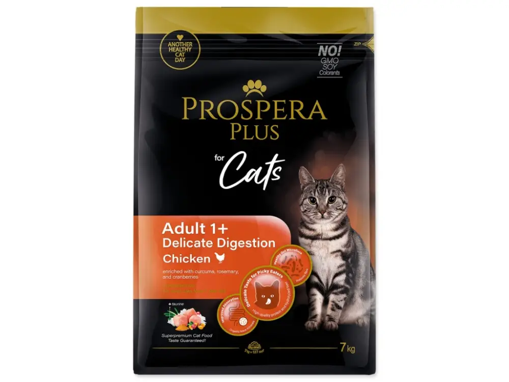 Zlevněný Prospera Plus Adult 1+ Chicken Delicate Digestion 7kg