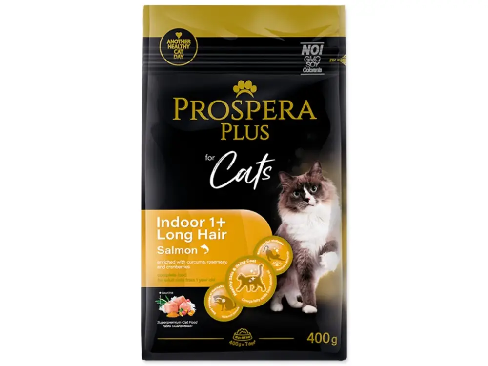 Prospera Plus Indoor 1+ Salmon Long Hair 400g Ihned K Objednání