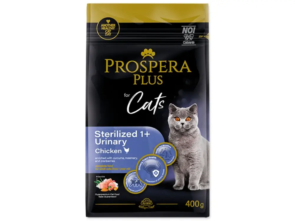 Objednat Nyní Prospera Plus Sterilized 1+ Chicken Urinary 400g