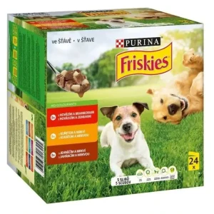 Friskies Adult multipack lahodný výběr ve šťávě 24×85g Novinka