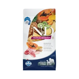 Vrácení Zdarma N&D TROPICAL SELECTION Dog LG Lamb Adult Medium & Maxi 2 kg