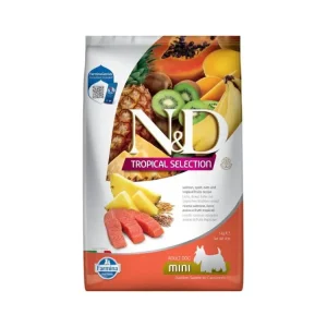 Vrácení Zdarma N&D TROPICAL SELECTION Dog LG Salmon Adult Mini 5 kg