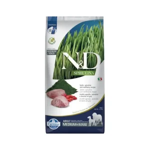 Víkendová Akce N&D SPIRULINA Dog GF Lamb & Wolfberry Adult Medium & Maxi 7 kg