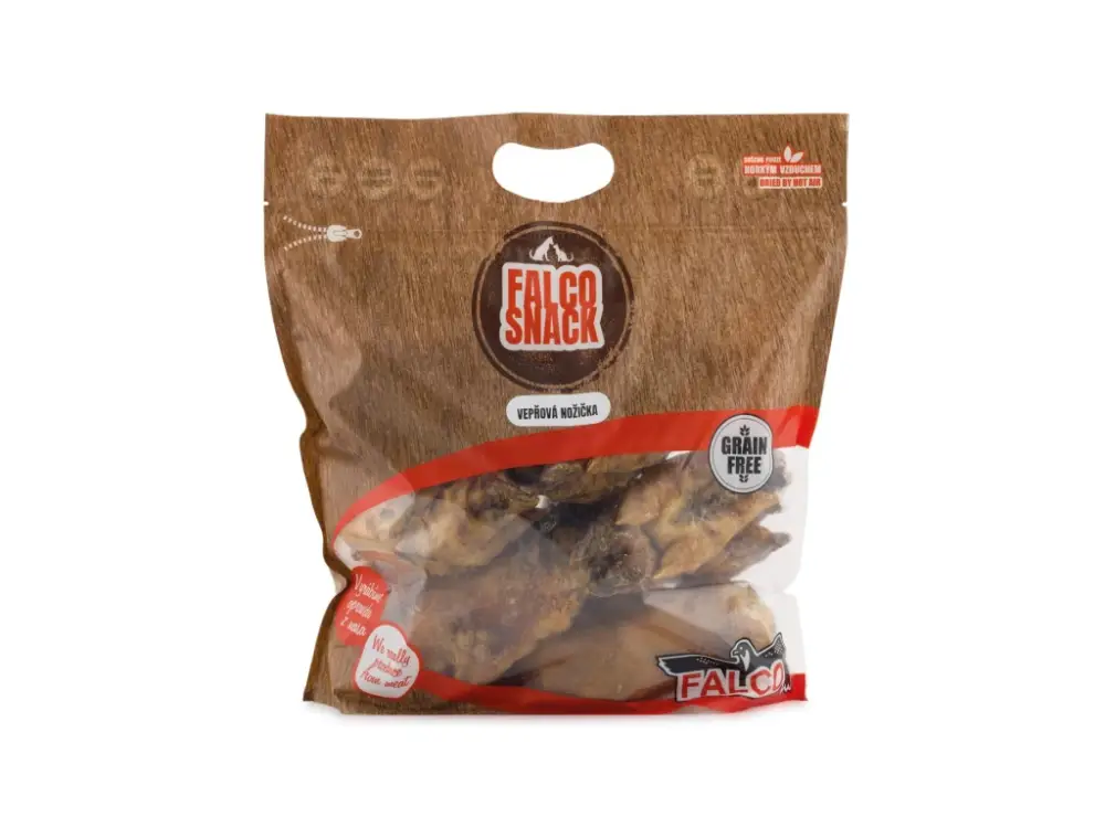Falco Snack vepřová nožička sušená 10 ks Bezpečná Platba