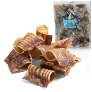 Ověřený Dr.Jag trachea hovězí řezaná sušená, 1 kg