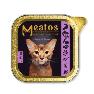 Meatos Cat Salmon & Fruit 100 g Rychlé Dodání